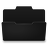 Black Grey Open Icon 48x48 png